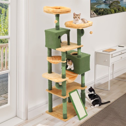 Large cactus cat tree - large, 76"